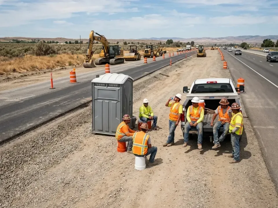 highway-road-construction-crew-007 — frequently asked questions, Porta Potty and Restroom Rentals in Esparto, CA